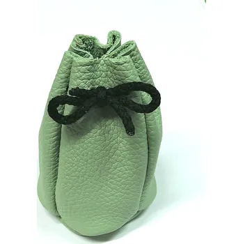 Vak na peníze Krol 9337 sv. zelený kožený měšec