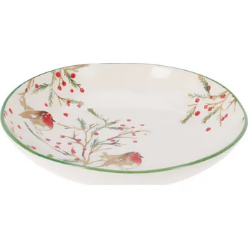 Home Styling Collection Vánoční kameninová miska, Ø 30 cm, vzor 3