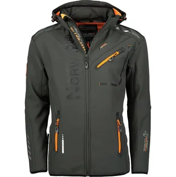 GEOGRAPHICAL NORWAY bunda pánská ROYAUTE softshellová 4XL tmavě šedá