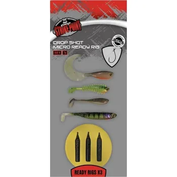 Rybářský háček FOX RAGE - Montáž Drop Shot Micro Ready Rig vel. 6 3 ks