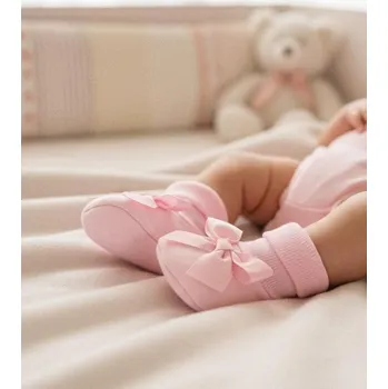 Oblečení a móda Sinsay - Papuče s&nbsp;ozdobnou mašlí - pastelová růžová - 115II-03X - 115II-03X-S19