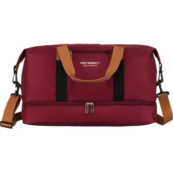 Cestovní taška Cestovní taška vínová - Peterson Periklis vínová