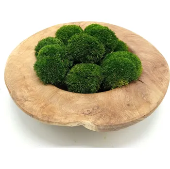 umělá květina Mechdekor Kopečkový mech premium- volně v kartonu - tmavě zelený ball moss Množství: 0,5m2