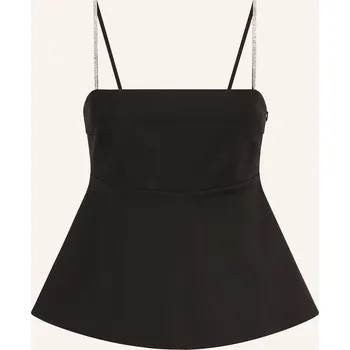 Hugo Dámský Top Camala S Ozdobnými Kamínky, černá, 34