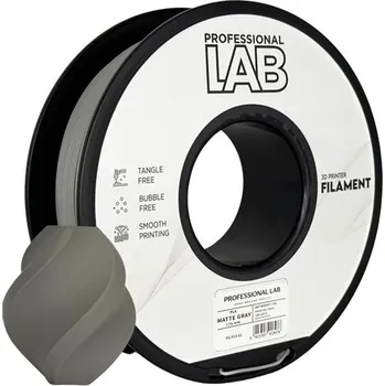 3D tisk PLA filament matný šedý 1,75mm 1kg Professional Lab