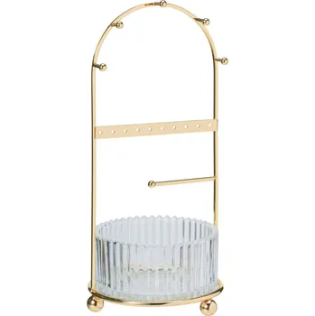 Home Styling Collection Stojan na šperky, 25 cm, zlatá