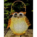 Solární LED lucerna 17 x 16 x 15 cm sova