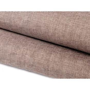 Imitace juty metráž hnědá přírodní 1 m