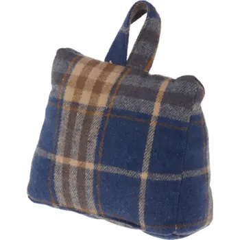 Home Styling Collection Zarážka do dveří kostkovaná, modrá