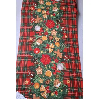 ubrus UBRUS * UBRUSY 250 x 50 běhoun * štola perníček zvonek