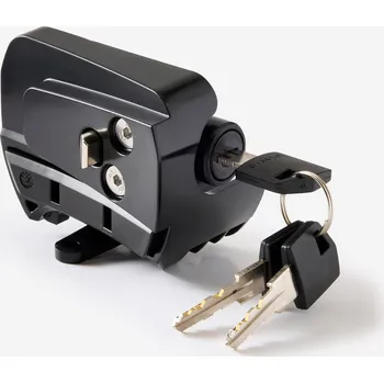 Článková baterie BTWIN Nosič baterie v horním rámu s vložkou a klíčkem