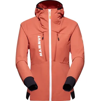 Mammut Mammut Aenergy SO Hybrid Hooded Jacket Women Barva - Velikost: Červená - M
