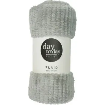 deka Home Styling Collection Flanelová deka 160 x 130 cm, šedá