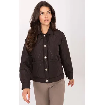 Dámská bunda IT KR bunda FL9626.77 Tmavě hnědá - FPrice tmavě hnědá one size