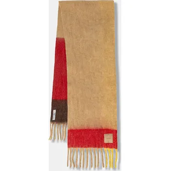 Šála Šála s přídavkem vlny Calvin Klein červená barva, LV04D8070G 29A, vel. ONE SIZE