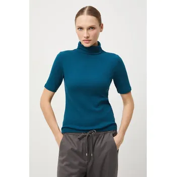 Tričko Medicine dámské, tyrkysová barva, s golfem RW24.TSD070 69X, vel. XXL