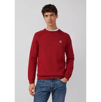 Pánský svetr s.Oliver pánský bavlněný svetr červený Velikost: XL