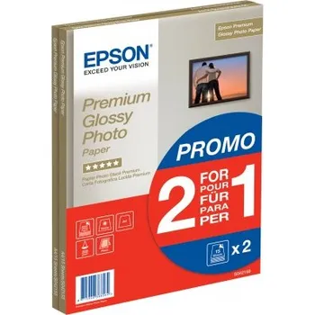 Kancelářský papír EPSON Paper A4 Premium Glossy Photo 255g/m2 (2x15 sheet) 2 za cenu 1