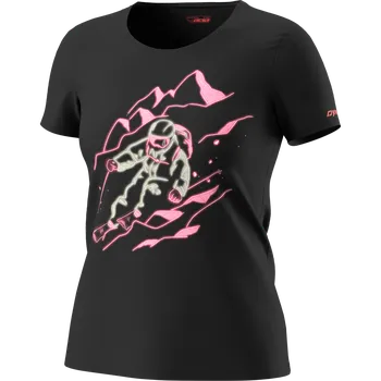 Dámské tričko Tričko Dynafit Blacklight Cotton W black out 2026 Barva: černá, Velikost: M