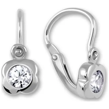 Náušnice Leru Dětské náušnice květ 2 varianty Náušnice: bílé zlato (váha 0,95g)