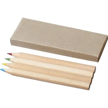 Kresba Sada 4 barevných tužek Tullik - Světle šedá