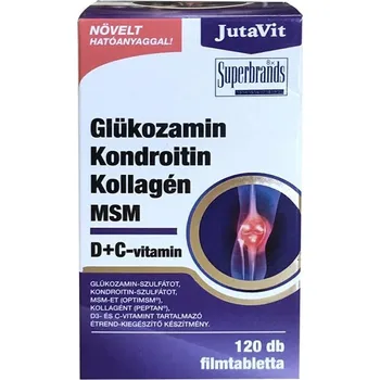 Kloubní výživa JutaVit Glucosamine Collagen MSM Vitamin D + C 120 tbl.