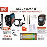 Sada BENO WELDY BOX 130 (invertor, kukla, kabely, popruh, kladivo, úhelník, rukavice)