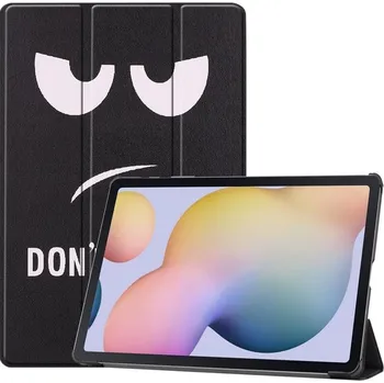 Pouzdro na tablet Patte PU kožené peněženkové pouzdro na tablet Samsung Galaxy Tab S7 Plus - nesahat