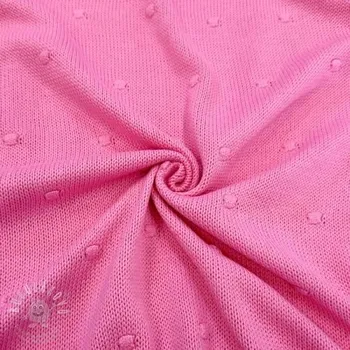 Svetrovina BIG KNIT DOT pink