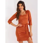 Dress-LK-SK-509131.11-dark orange LAKERTA tmavě červená 3298623