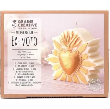 DIY sada - svíčky Graine Creative Ex Voto 25 x 9 x 5,8 cm 152058 vícebarevná MLC