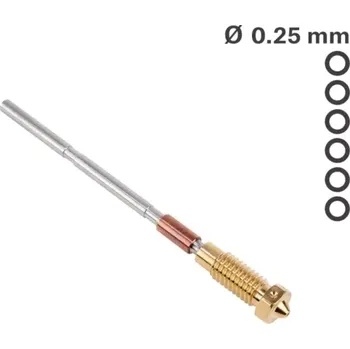 Příslušenství k 3D tiskárně Prusa Tryska Mosazná 0,25 mm