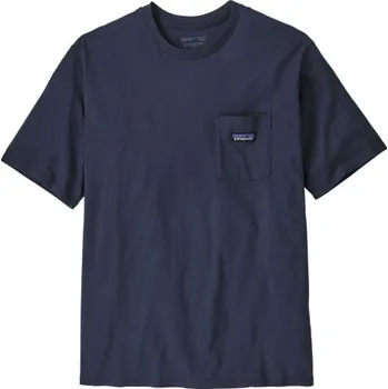 Pánské tričko Patagonia DAILY POCKET TEE - tmavě modrá XXL