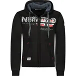 GEOGRAPHICAL NORWAY mikina pánská GISLAND MEN 100 černá 9XL