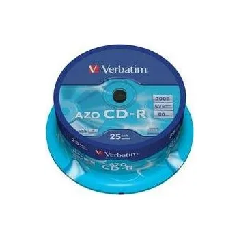 Optické médium VERBATIM CD-R(25-Pack)Cake/Crystal/52x/700MB