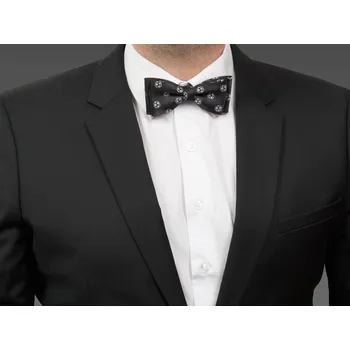 HEDVA ČESKÝ BROKÁT Motýlek PESh 700 FOTBAL černá