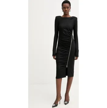 Dámské oblečení Šaty s příměsí vlny Pinko 106126.A2ZU černá 99X, vel. 34