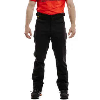 Pánské kalhoty Pánské turistické kalhoty EVERETT-P-TRAVELIER black Černá L