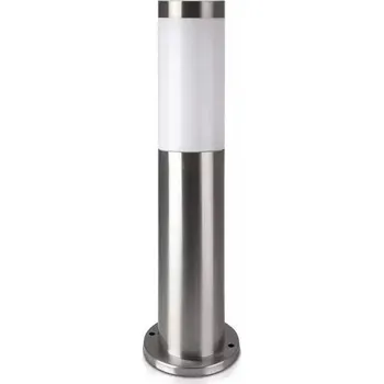 Venkovní osvětlení LED zahradní svítidlo 1xE27, 45cm, IP44, satén-nikl