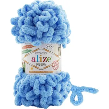 Příze Alize příze Puffy 112 nebesky modrá