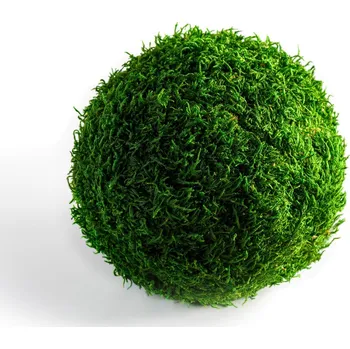 Mechdekor Mechová koule - světlý plochý mech Průměr: 20cm