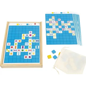 Dřevěná hračka Nathan Logická počítací hra Pixel Challenge