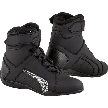 Moto obuv Kore Velcro 2.0 Lady Boots Black/White 41