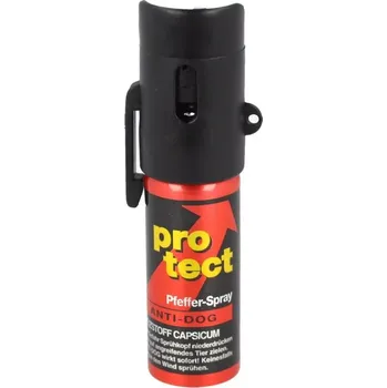Obranný sprej Obranný plyn ProTect 15ml (Kapesní, menší balení pepřového spreje s přímým paprskem , učinného i proti agresivním zvířatům, včetně psů)