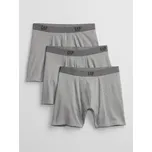 GAP Boxerky Logo boxer briefs, 3ks - Pánské GAP šedá 1673088