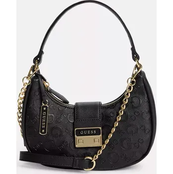 GUESS dámská kabelka,crossbody Elise černá logová