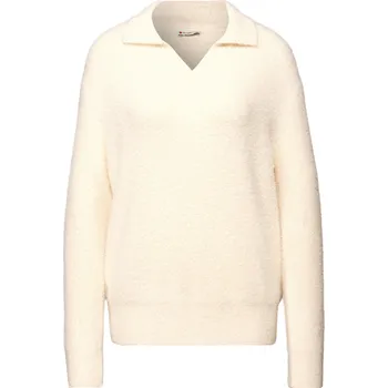 Dámské oblečení 729514 - Pletený svetr s polo límečkem Street One - pro ženy - vel. 44 - barva: béžová