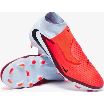 Kopačky Kopačky Nike PHANTOM 6 HIGH PRO FG modrá/červená (9,5uk/ 44,5EU/ 28,5cm)