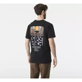 Pánské tílko triko PICTURE Ouvea S/S BLACK velikost oblečení XL
