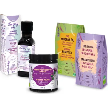 Dárkový potravinový koš BIO Levandule Chodouňská Detox - probuzení vitality